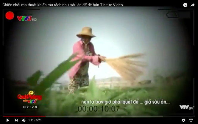 VTV phải giải trình vụ “chổi quét rau” trước 13/5